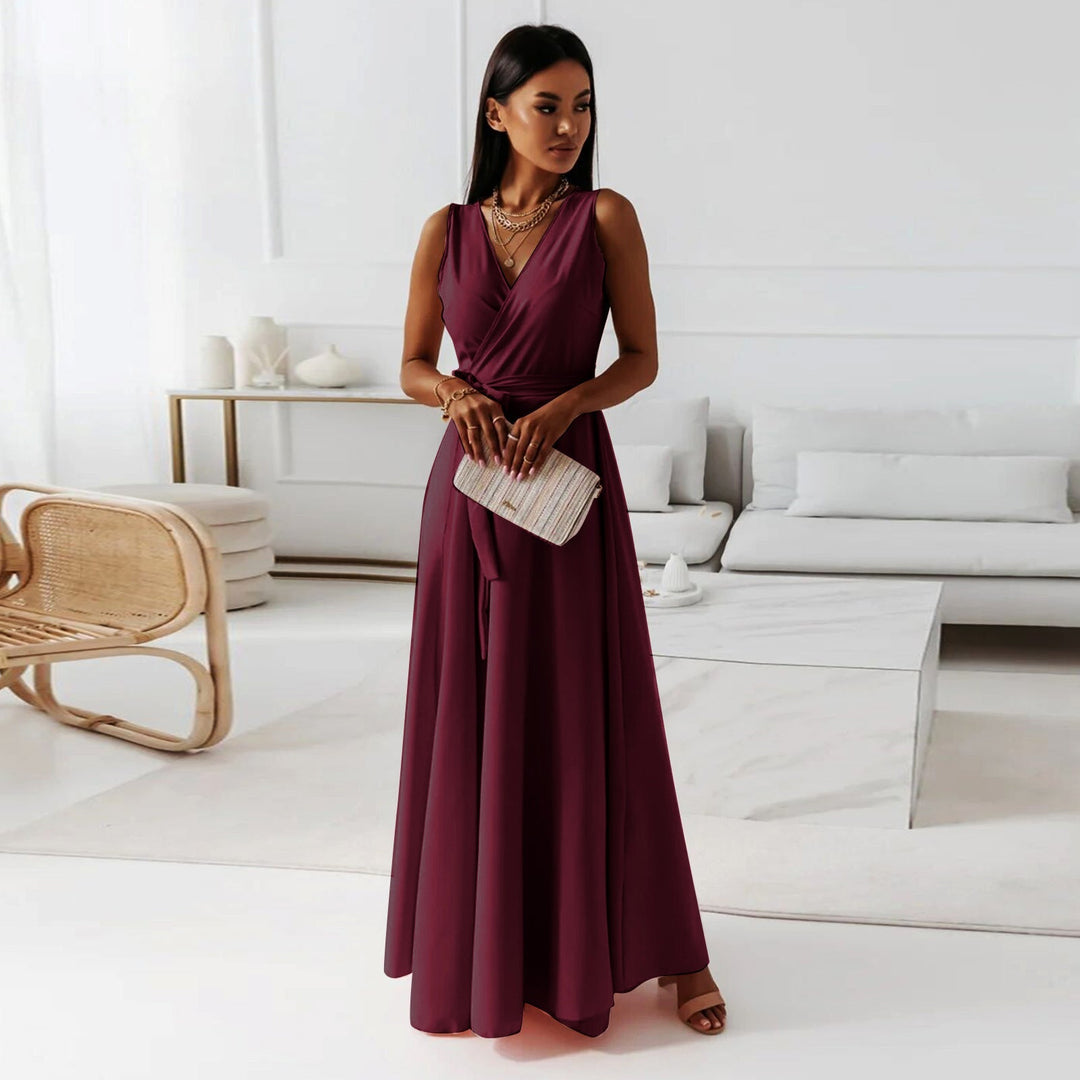 Ivy Manhattan | Annabelle Solid Long Dress