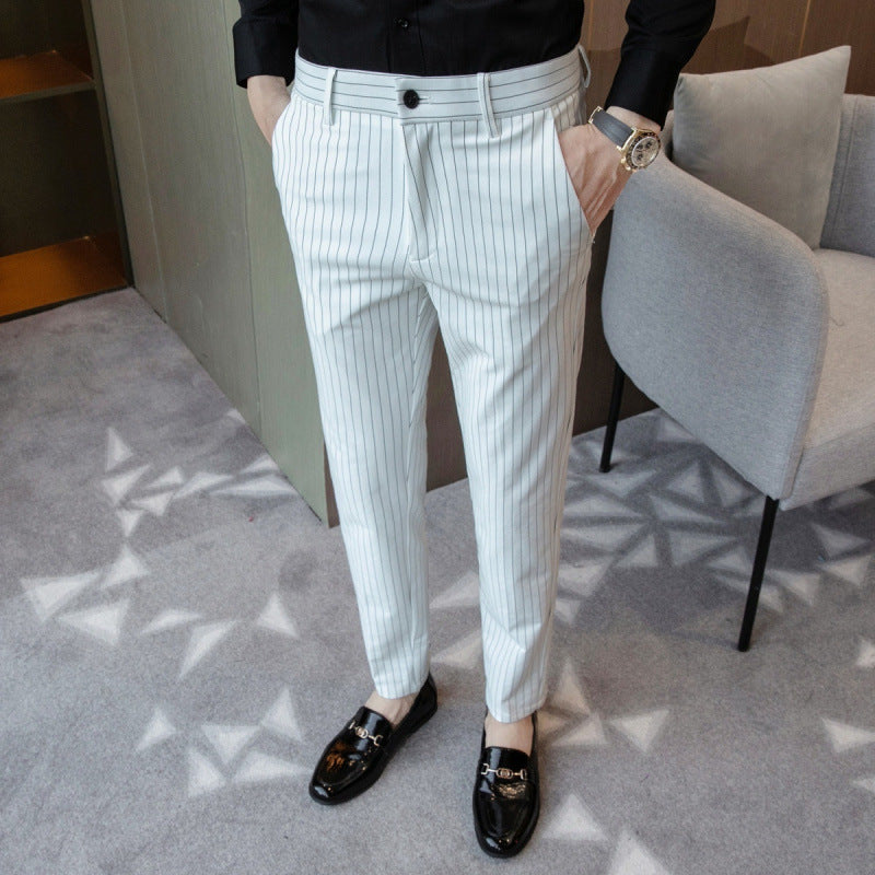 Ivy Manhattan | Striped Suit Pants Ideal