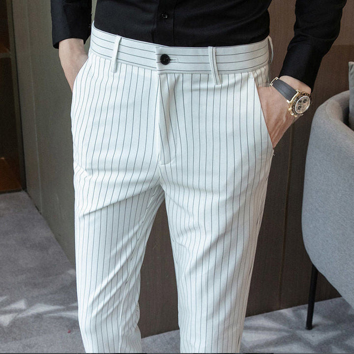 Ivy Manhattan | Striped Suit Pants Ideal