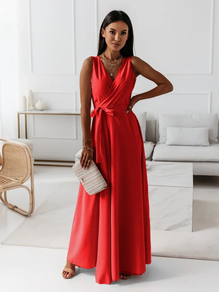 Ivy Manhattan | Annabelle Solid Long Dress