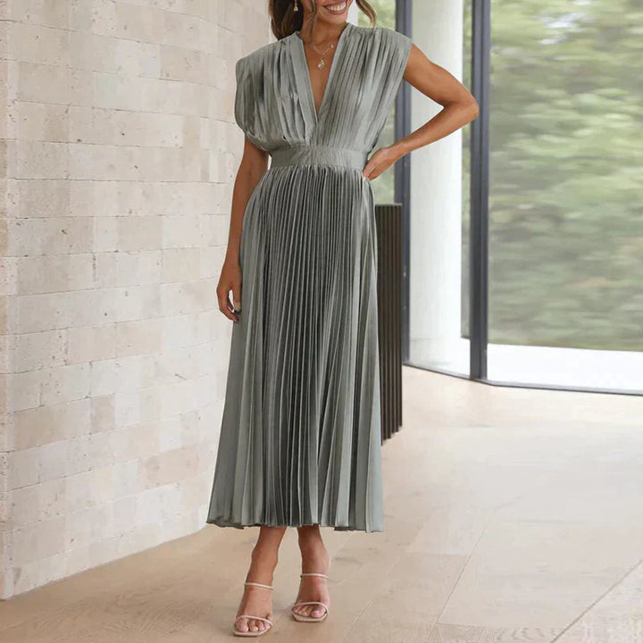 Ivy Manhattan | Denise Elegant Pleated Dresses