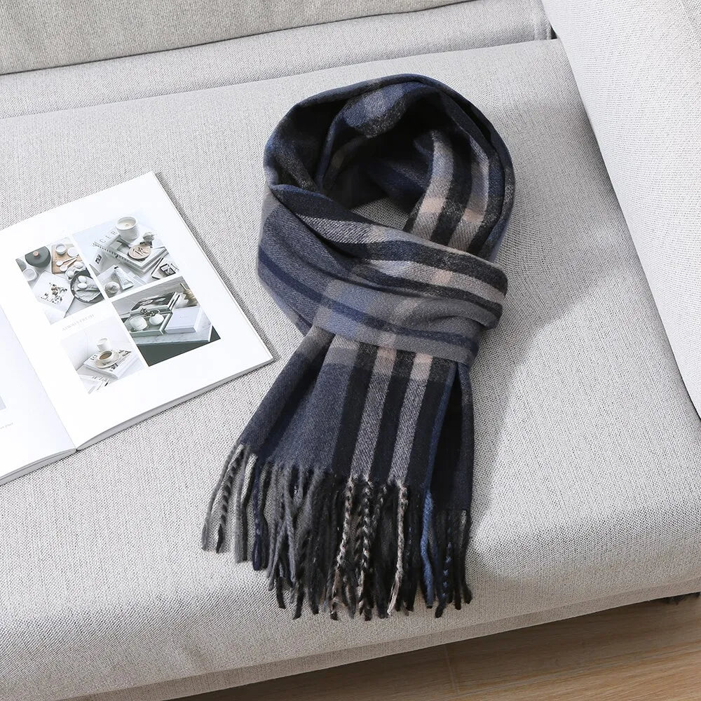 Long Scarf with Solid Finish for Adults | Ideal for Winter