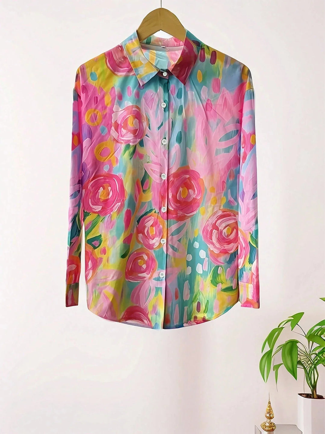 Terri™ | Colorful Blouse with Playful Print