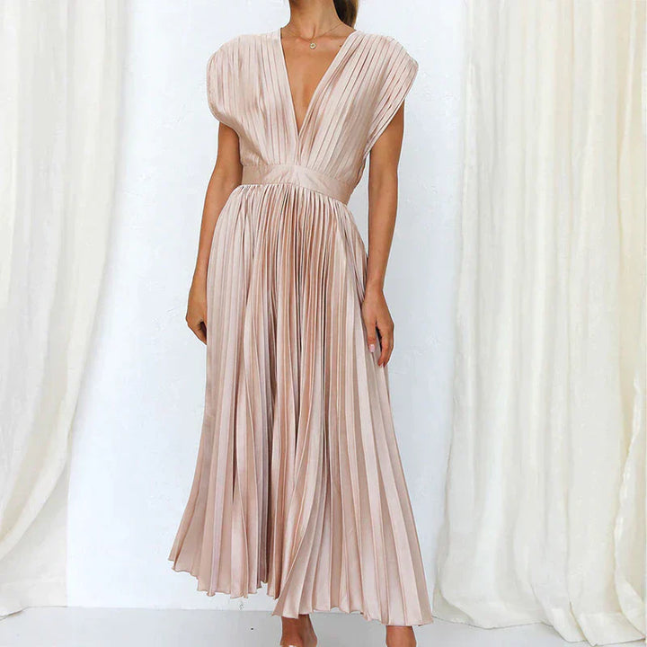 Ivy Manhattan | Denise Elegant Pleated Dresses