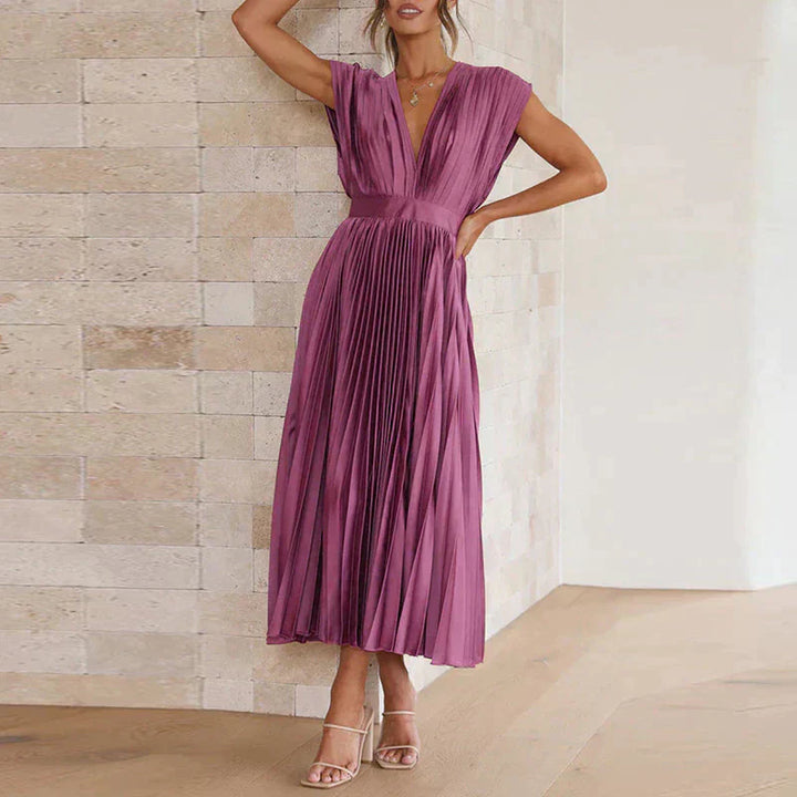 Ivy Manhattan | Denise Elegant Pleated Dresses