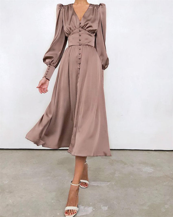 Ivy Manhattan | Arya Elegant Satin Dress