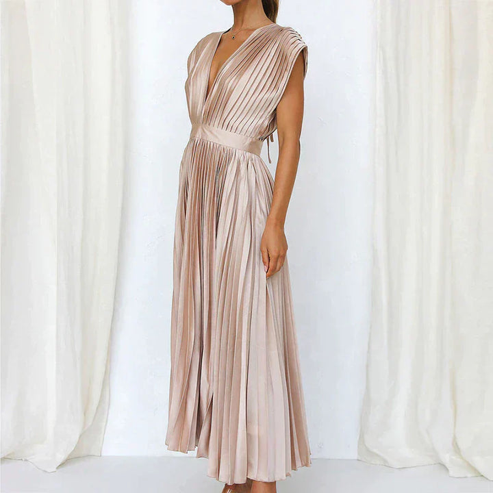 Ivy Manhattan | Denise Elegant Pleated Dresses