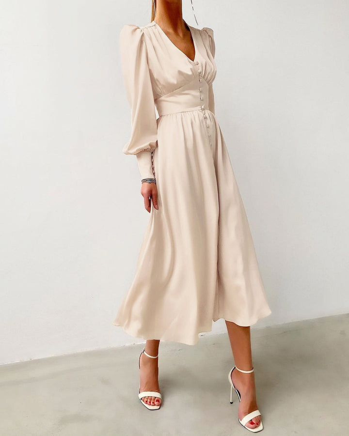Ivy Manhattan | Arya Elegant Satin Dress
