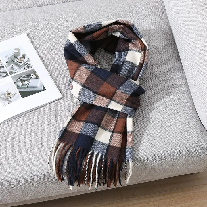 Long Scarf with Solid Finish for Adults | Ideal for Winter