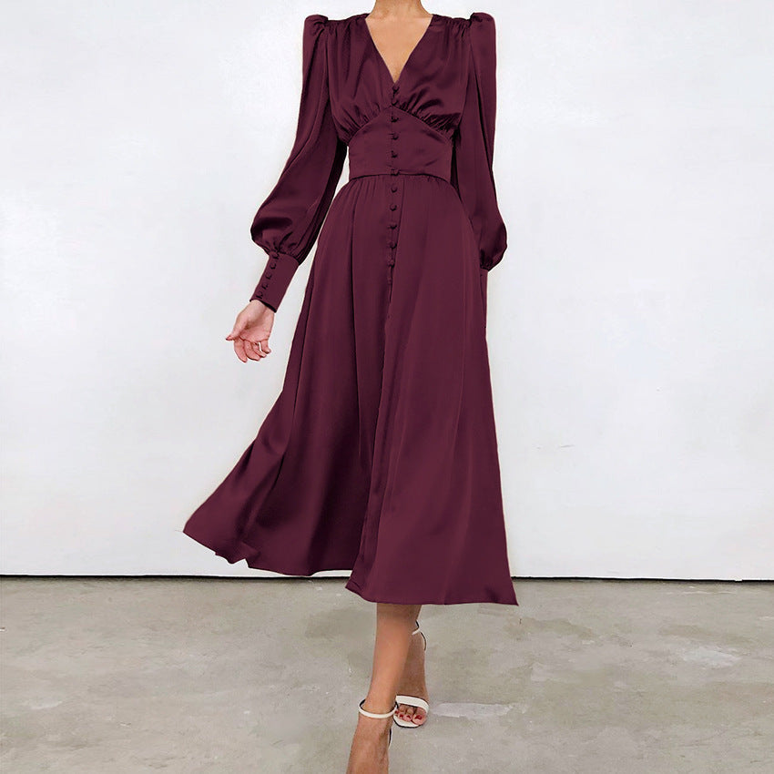 Ivy Manhattan | Arya Elegant Satin Dress