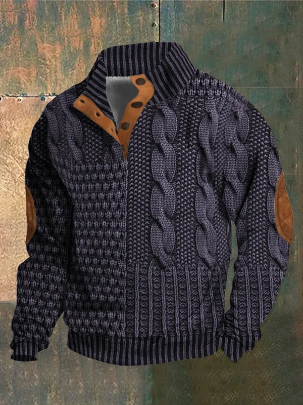 NICK | WARM PATTERNED PULLOVER