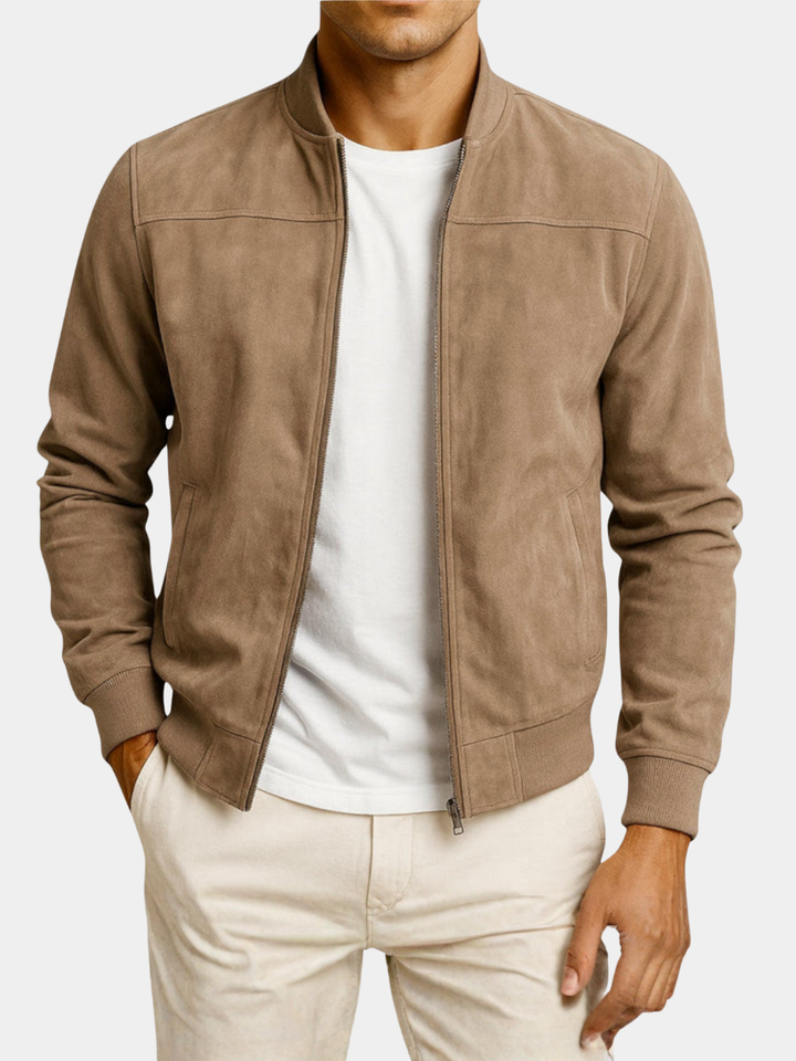 Ivy Manhattan | S SUEDE LEATHER BOMBER