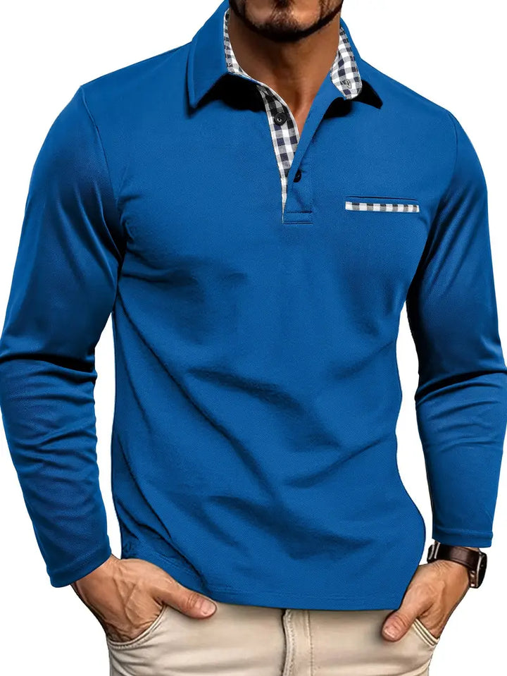 DUMONT LYON | LONG SLEEVE POLO FOR MEN