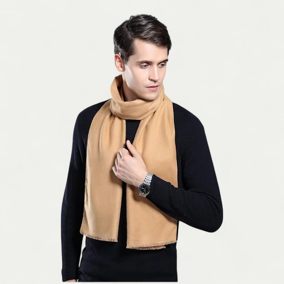 Men's Scarf with Fringe Finish | Ideal for the Winter Season