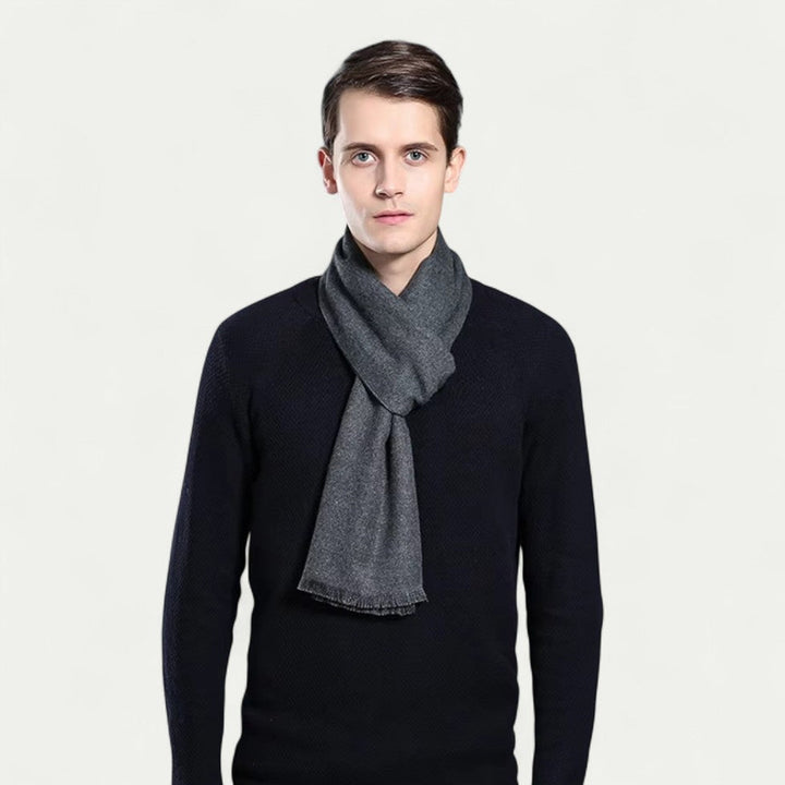 Men's Scarf with Fringe Finish | Ideal for the Winter Season
