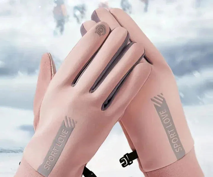Silicone Grip Gloves with Touch Function for Outdoor Activities | Ideal for Winter