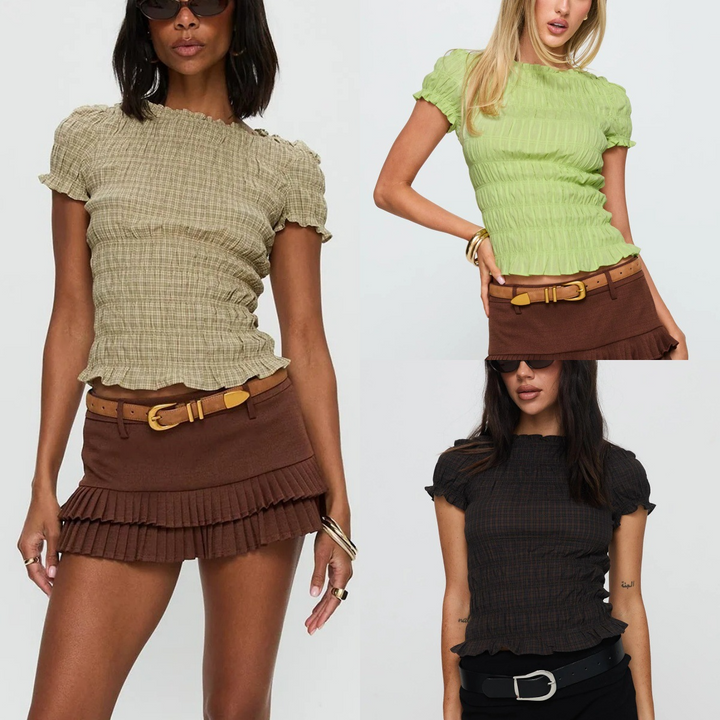 Ivy Manhattan | Ruffle Top