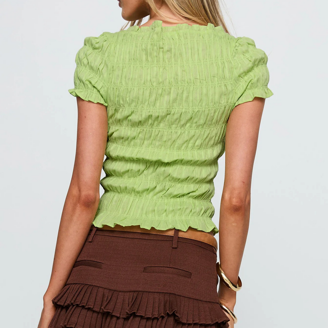 Ivy Manhattan | Ruffle Top