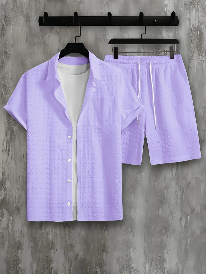 Ivy Manhattan | Set Coordinated Shirt Shorts