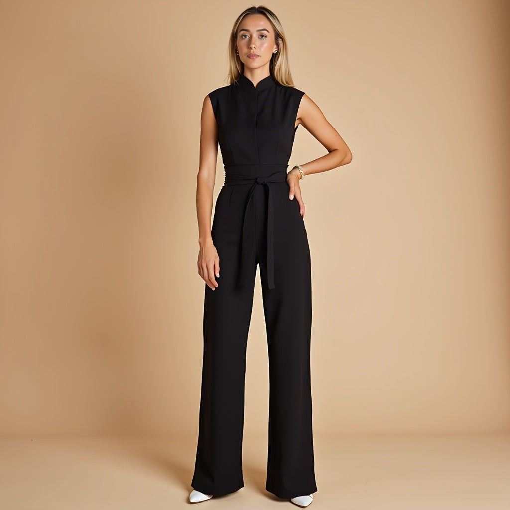 Ivy Manhattan | Emerald Sleeveless Fitted Jumpsuit