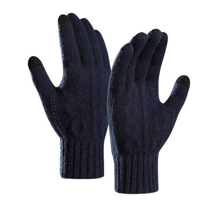 Ivy Manhattan | Knitted Gloves Ribbed Cuffs