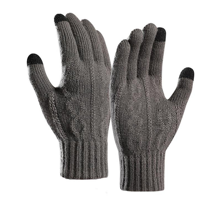 Ivy Manhattan | Knitted Gloves Ribbed Cuffs