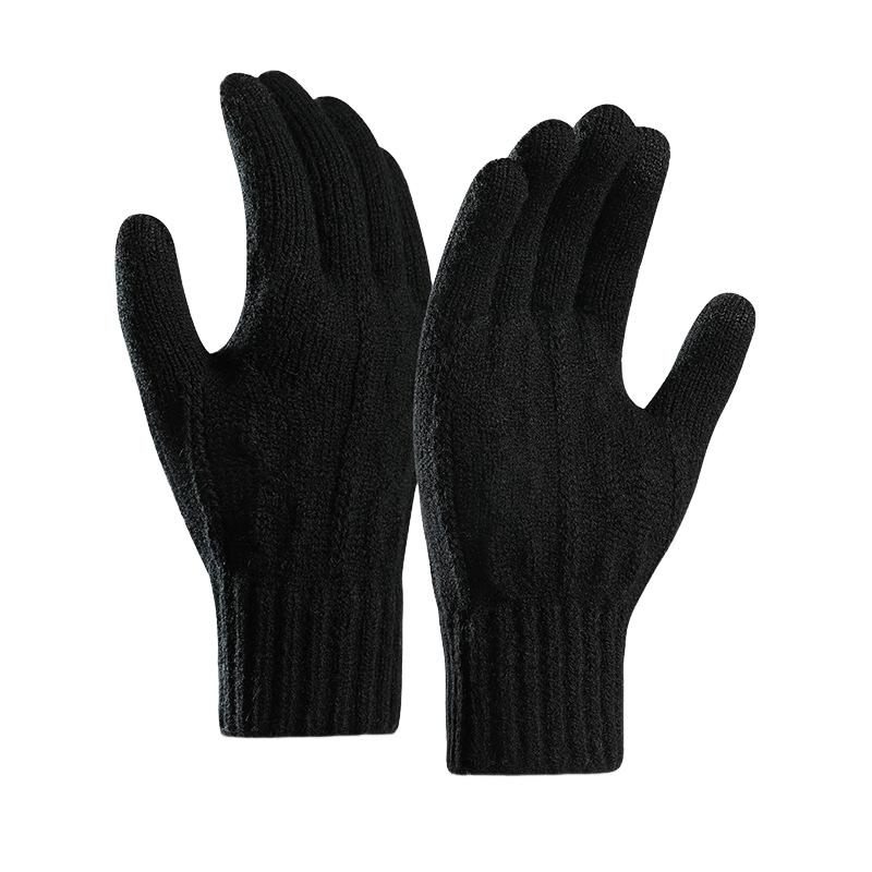 Ivy Manhattan | Knitted Gloves Ribbed Cuffs