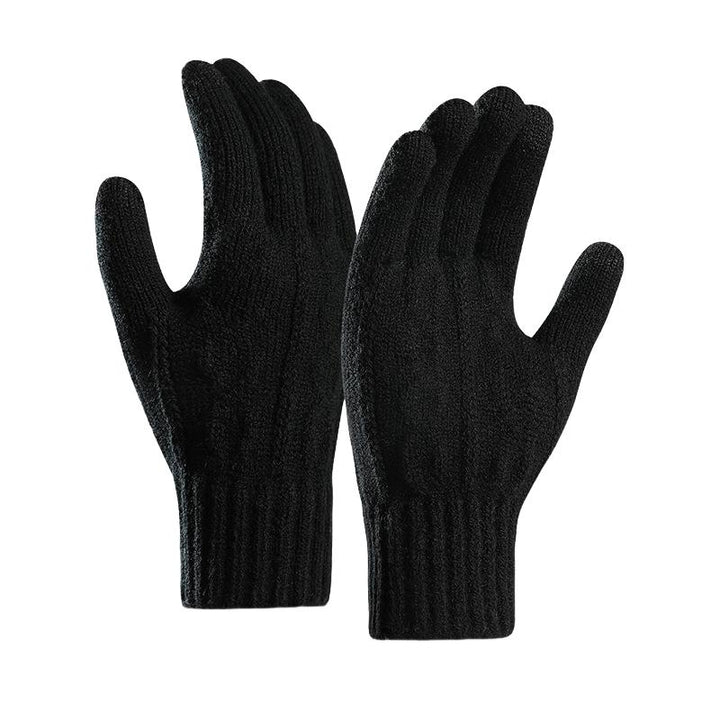 Ivy Manhattan | Knitted Gloves Ribbed Cuffs