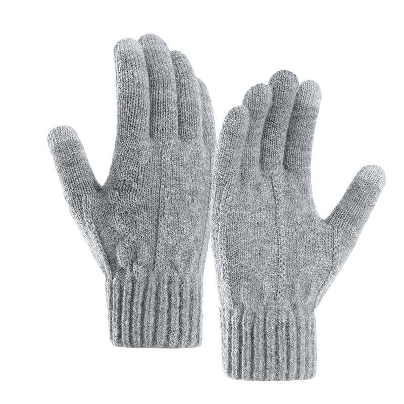 Ivy Manhattan | Knitted Gloves Ribbed Cuffs