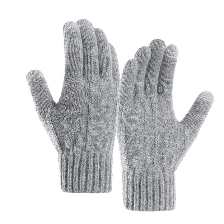 Ivy Manhattan | Knitted Gloves Ribbed Cuffs