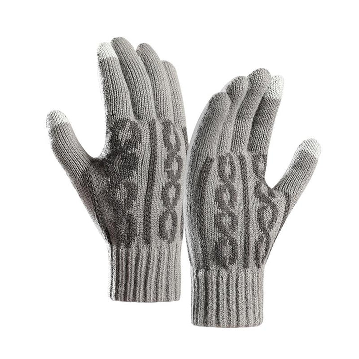 Ivy Manhattan | Knitted Gloves Ribbed Cuffs